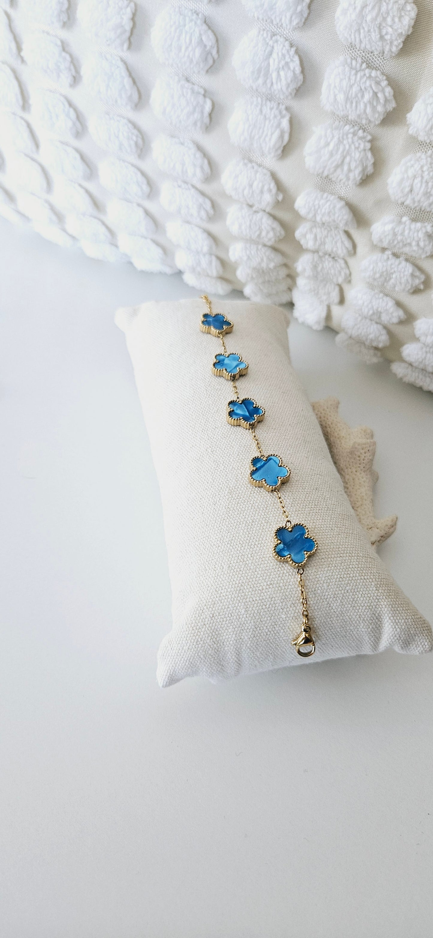 Bracelet Trèfle Élégance Florale