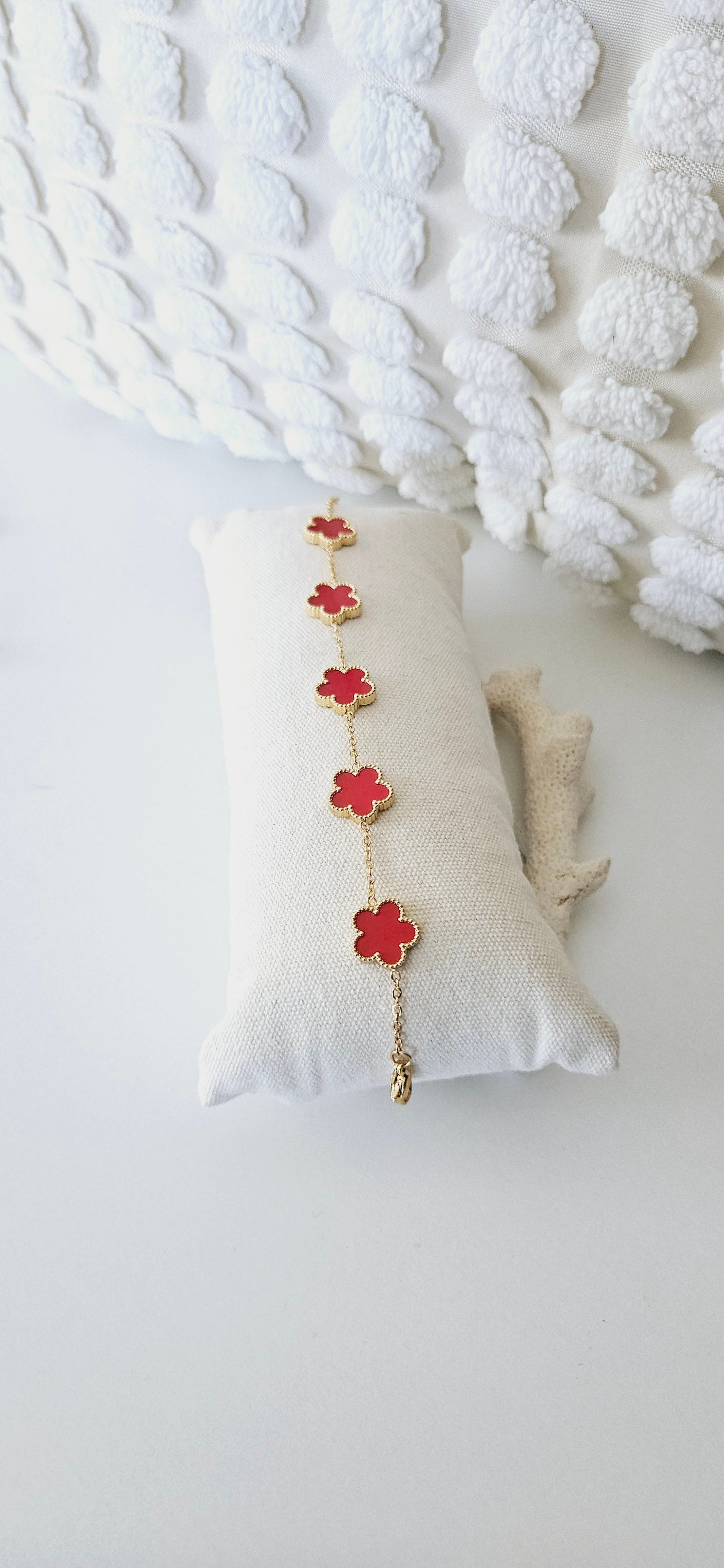 Bracelet Trèfle Élégance Florale