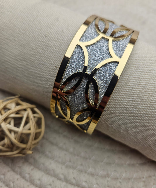 Bracelet jonc doré