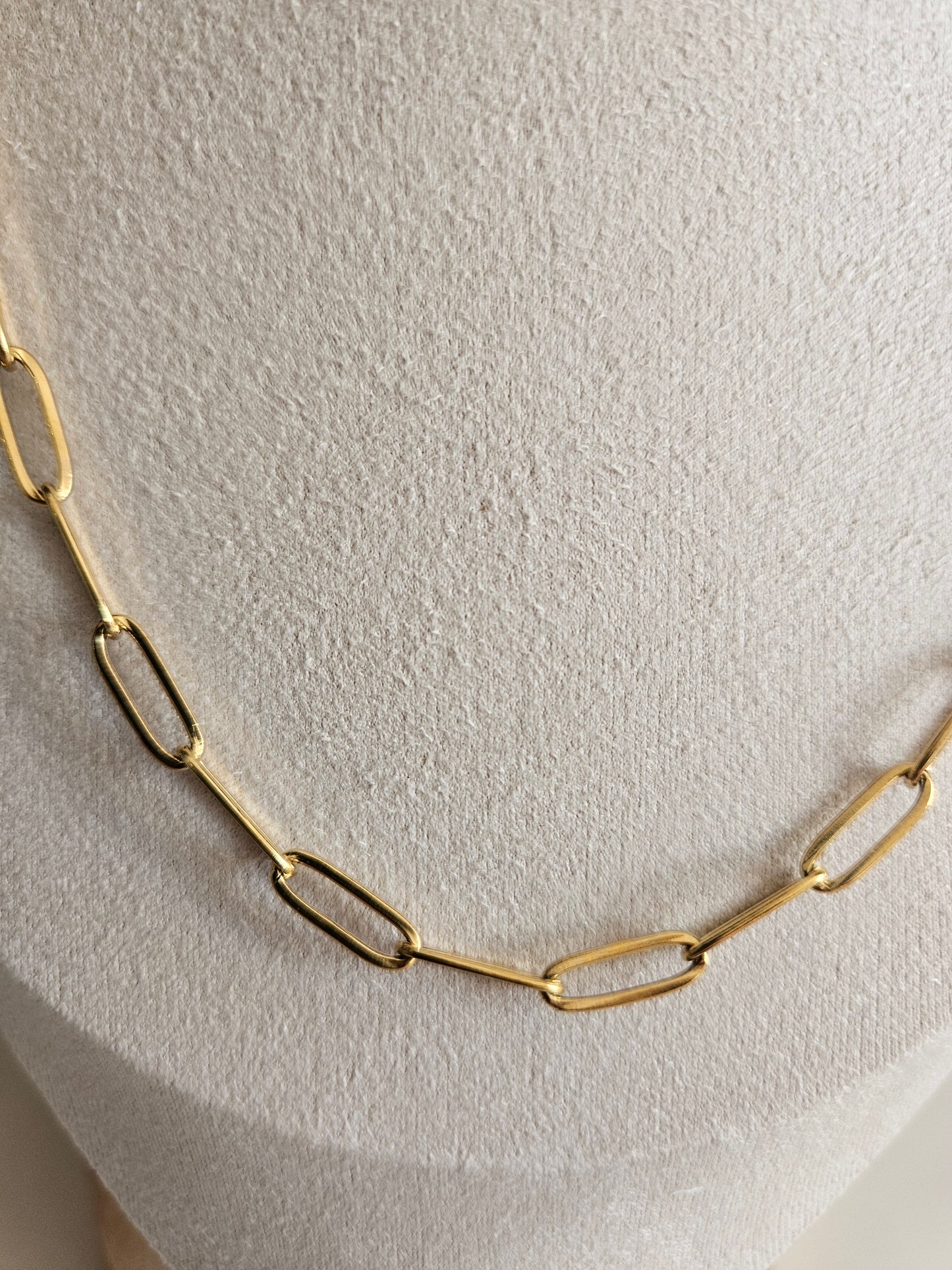 Collier maillon plat personnalisable