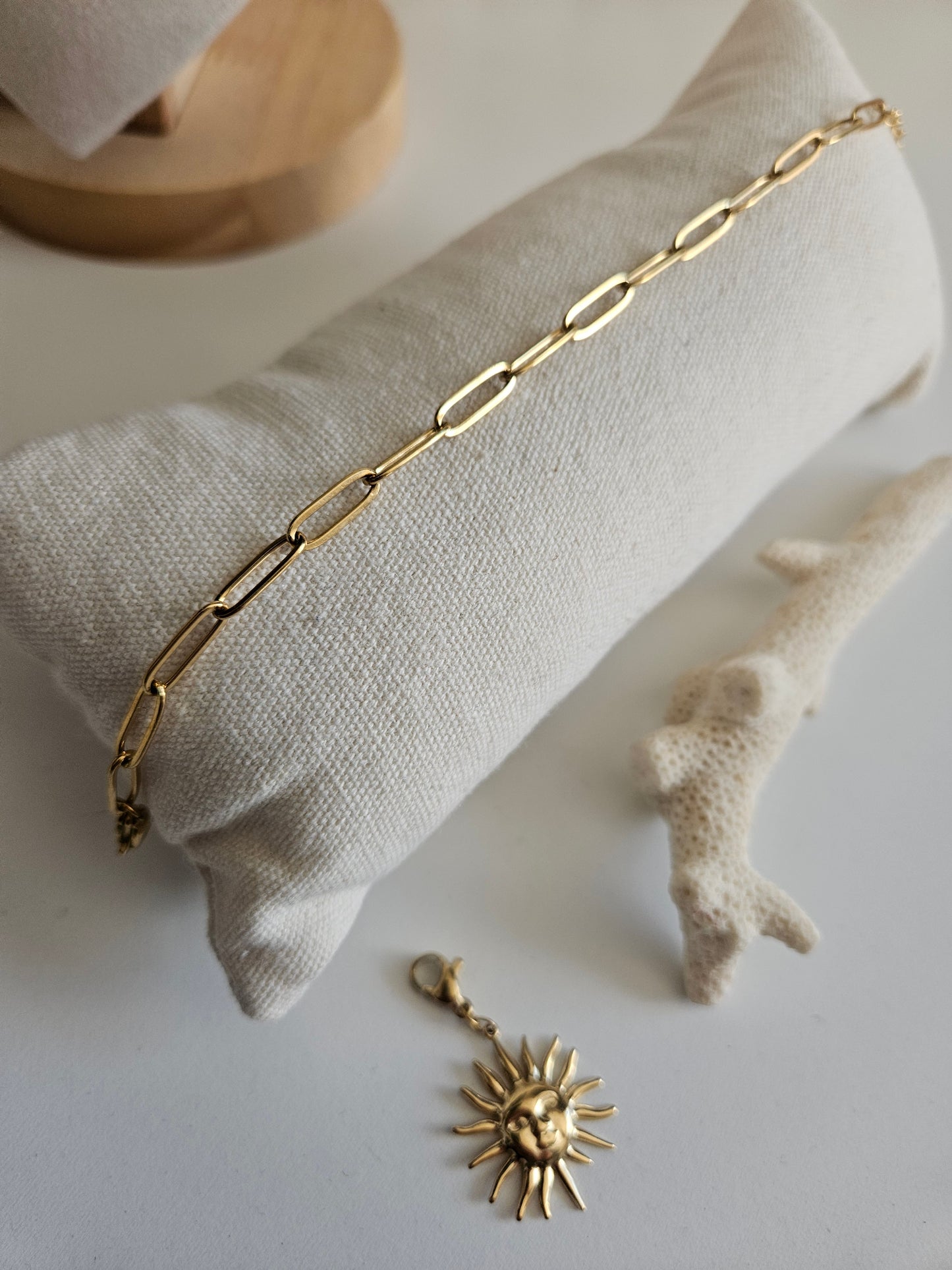 Bracelet maillon plat personnalisable