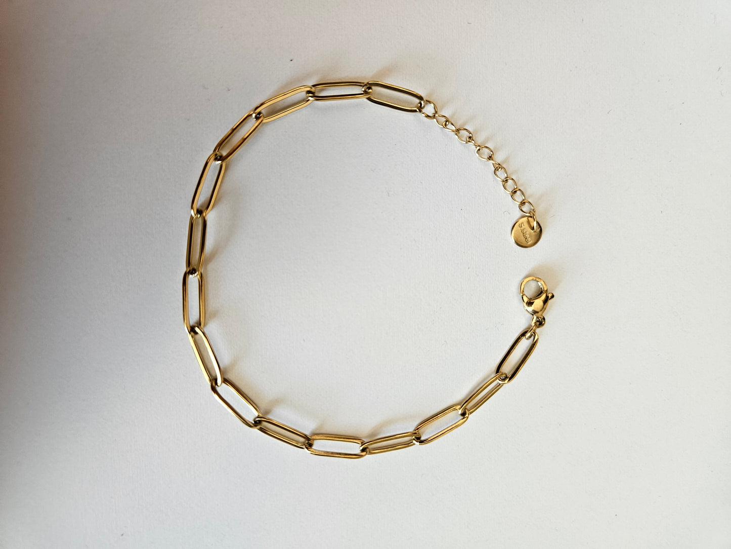 Bracelet maillon plat personnalisable