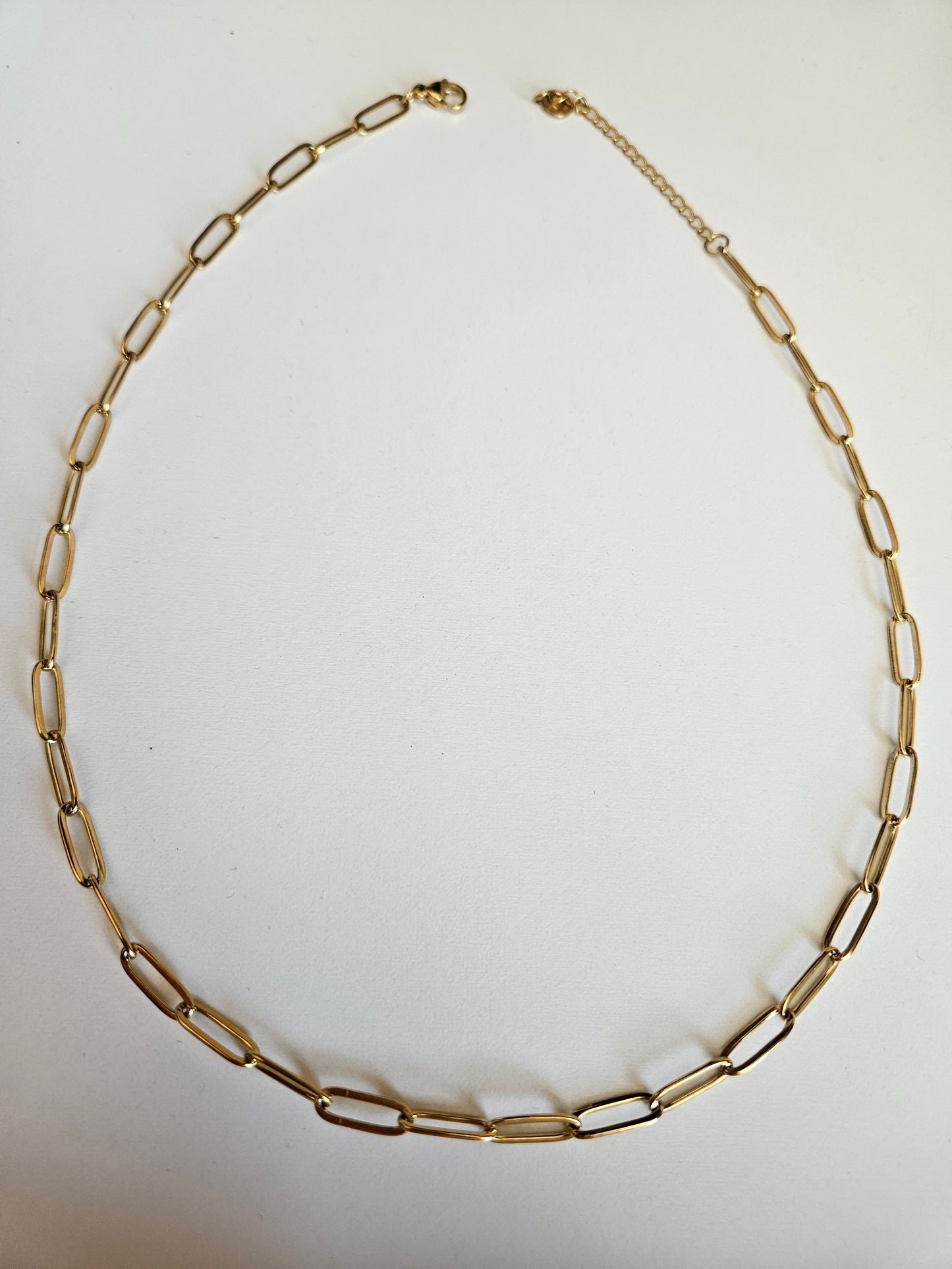 Collier maillon plat personnalisable