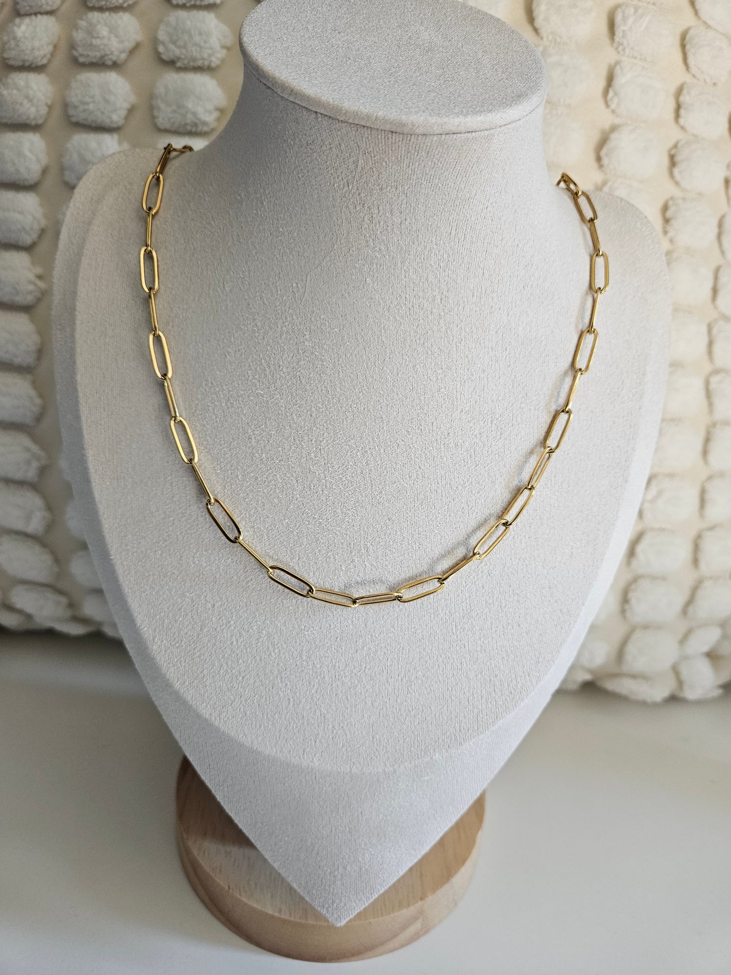 Collier maillon plat personnalisable